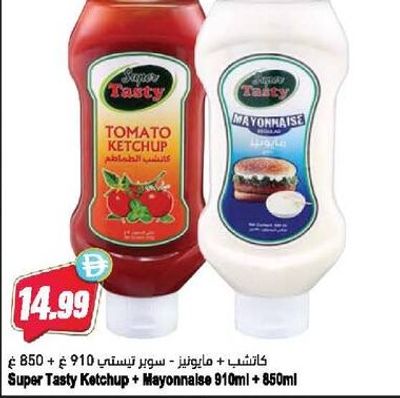 Super Tasty Ketchup + Mayonnaise 910ml + 850ml