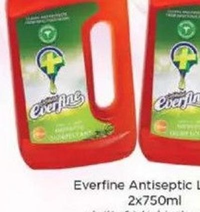 Everfine Antiseptic Liquid 2x750ml