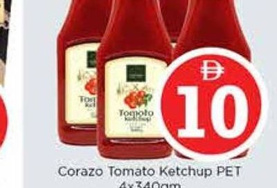Corazo Tomato Ketchup PET 4x340gm