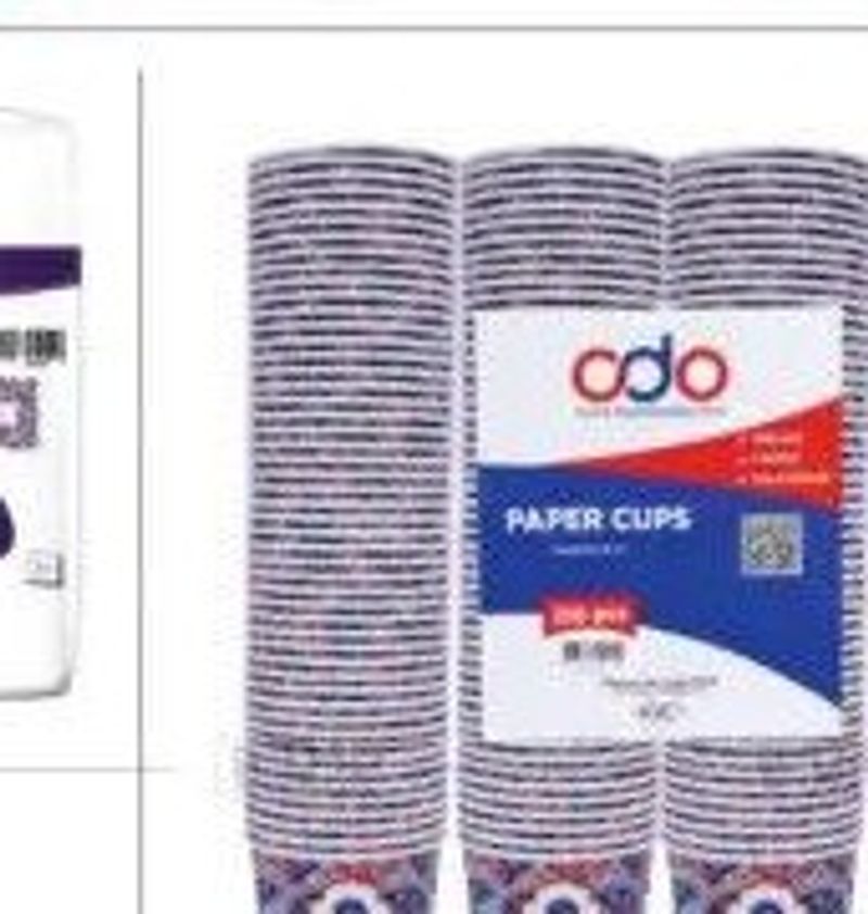 Odo Paper Cups 4x50pcs