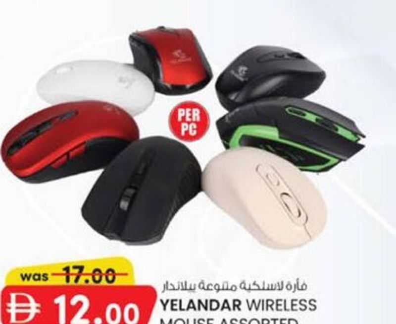 YELANDAR WIRELESS MOUSE ASSORTED