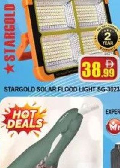 StarGold Solar Flood Light SG-3023
