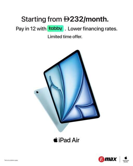Sale On iPad Air from Emax until 20th May