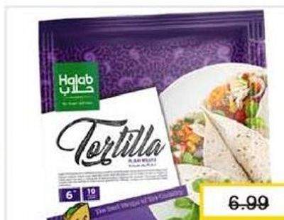 Halab Tortilla 6in Plain 270gm