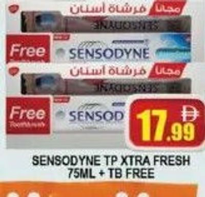 SENSODYNE TP XTRA FRESH 75ML + TB FREE
