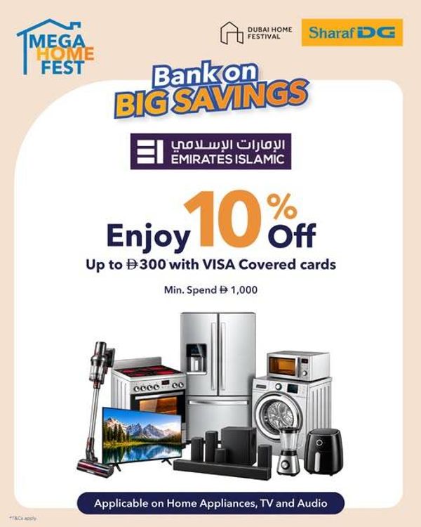 Big Savings from Sharaf DG until 1st November