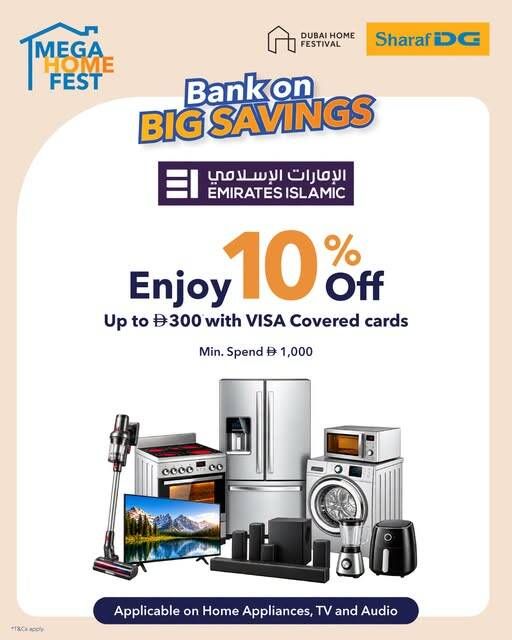 Big Savings from Sharaf DG until 1st November
