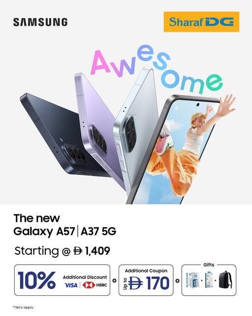 Samsung Galaxy Sale from Sharaf DG until 12th April
