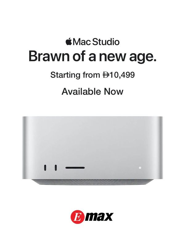 Mac Studio from Emax until 30th September