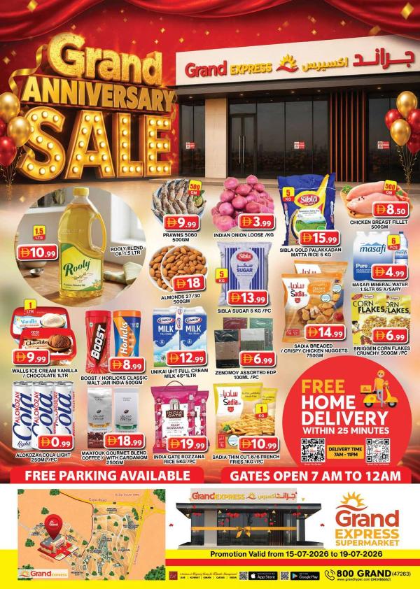 Grand Anniversary Sale