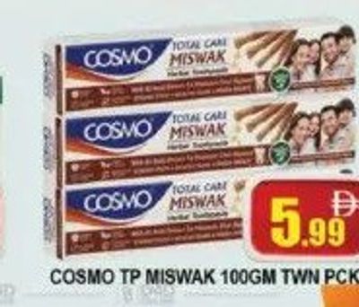 COSMO TP MISWAK 100GM TWIN PCK