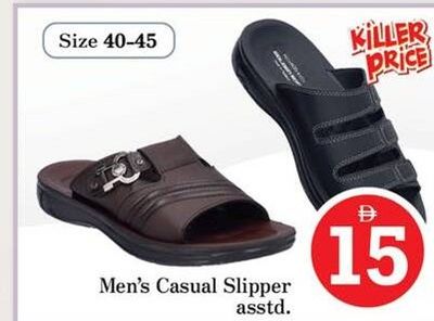 Men's Casual Slipper asstd. Size 40-45