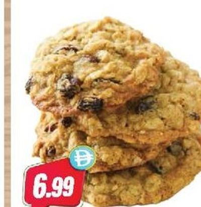 Oatmeal Raisin Cookies 4Pcs Pack