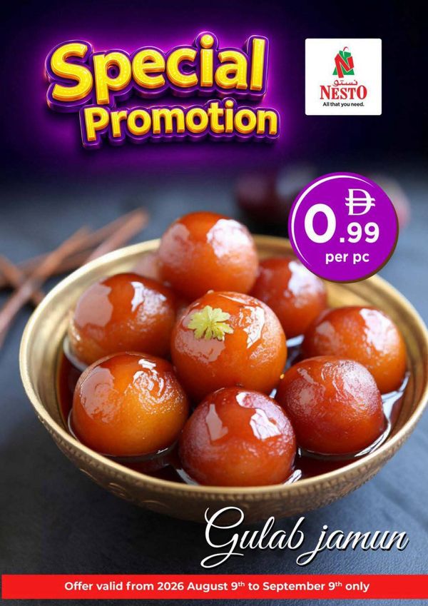 Special Promotion from Nesto until 9th September