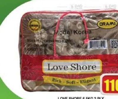 Love Shore Rich Soft Elegant Blanket 6.5kg 2 Ply