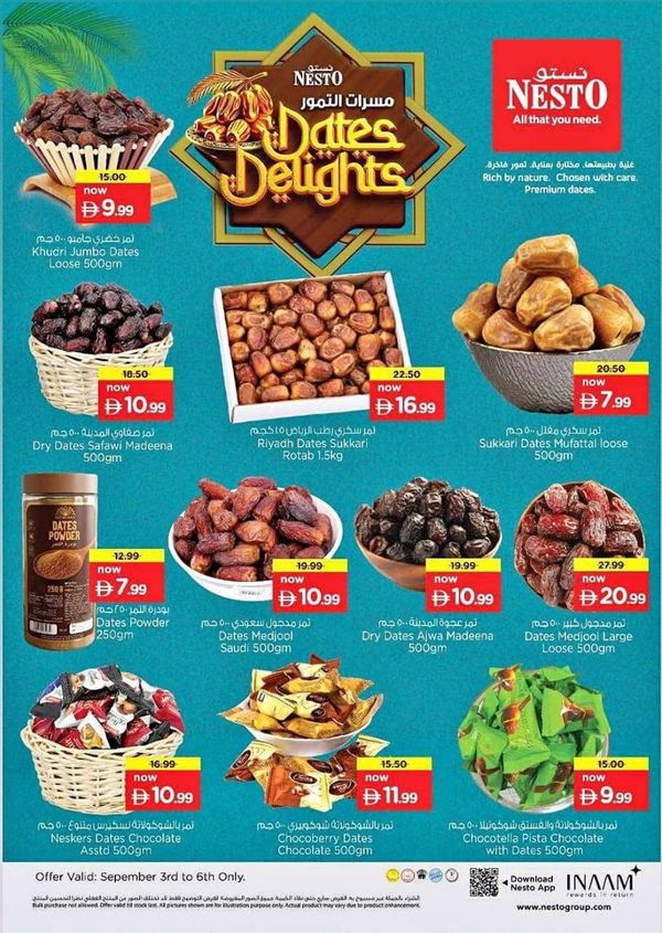 Dates Delights from Nesto until 6th September