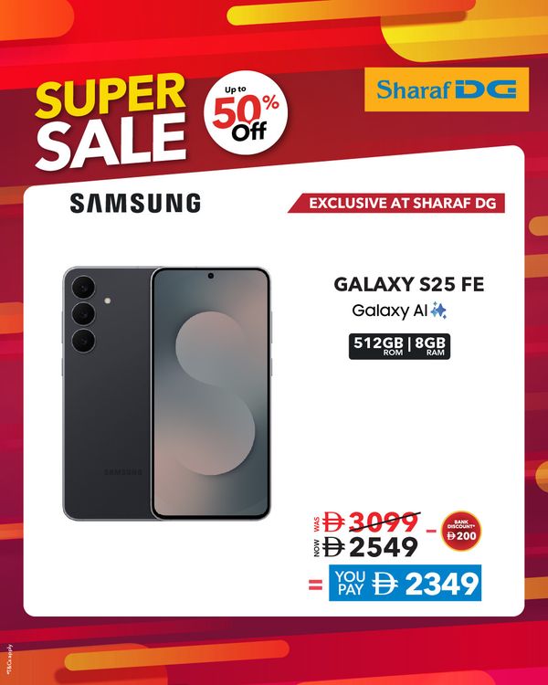 Exclusive Smartphone & Smartwatch Deals from Sharaf DG until 31st May