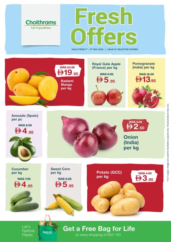 Fresh Offers from Choithrams until 3rd May