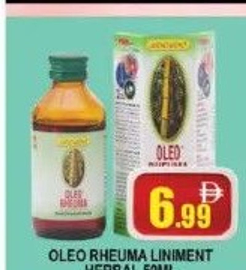 Oleo Rheuma Liniment Herbal 50ml