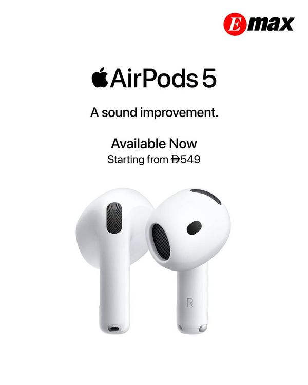 Sale On AirPods 5 from Emax until 30th September