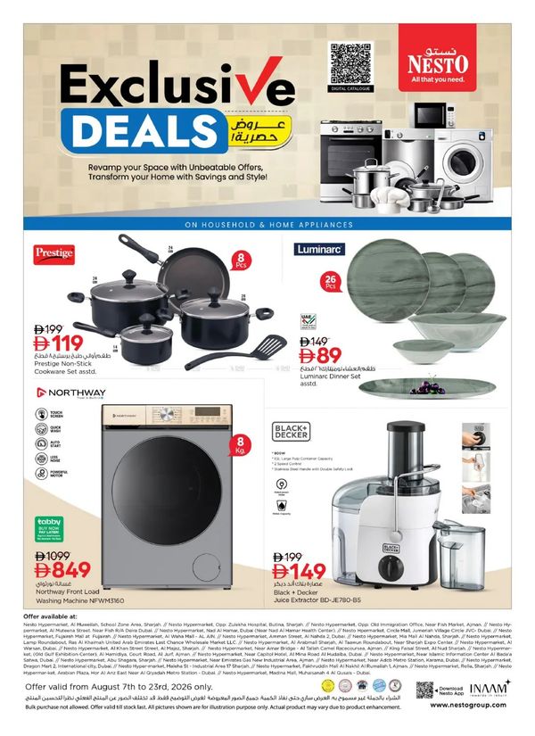 Exclusive Deals from Nesto until 23rd August
