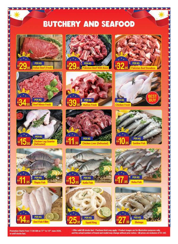 Butchery & Seafood Sale from New W Mart until 14th June