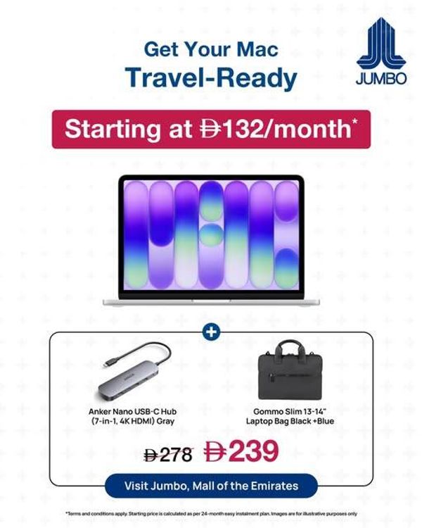 Get Your Mac from Jumbo until 21st April