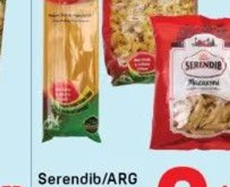 Serendib/ARG Macaroni/Spaghetti 1x400gm
