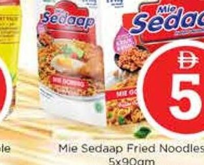 Mie Sedaap Fried Noodles 5x90gm