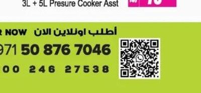 3L + 5L Pressure Cooker Asst