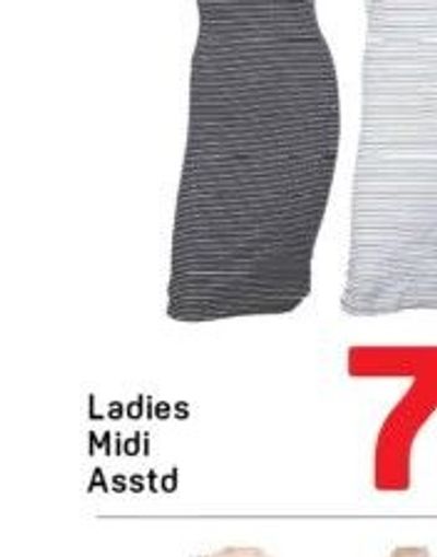 Ladies Midi Asstd