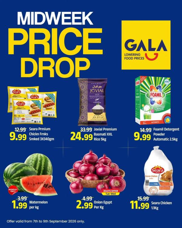 Big Savings from Gala Supermarket until 9th September