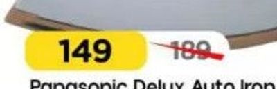 Panasonic Delux Auto Iron (Made in Japan)