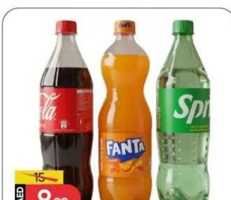 Coke+Fanta+Sprite Drink Asstd 3X1Ltr