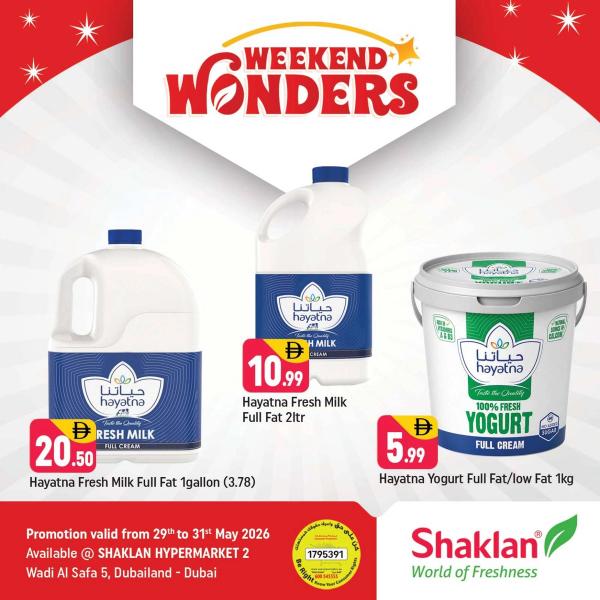Weekend Wonders