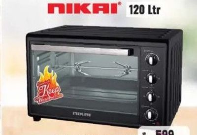Nikai Electric Oven NT1201RCAX2 120 Ltr