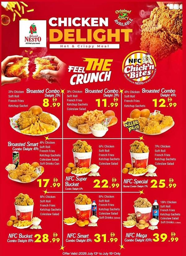 Chicken Delight from Nesto until 15th July
