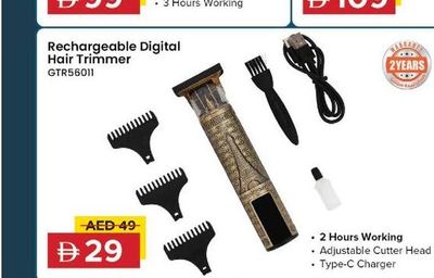 Rechargeable Digital Hair Trimmer GTR56011
