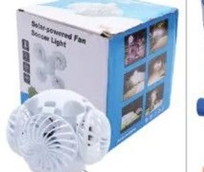 Solar-Powered Fan Soccer Light Assttd