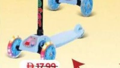 Kids 3 Wheel Skating Scooter W/Light