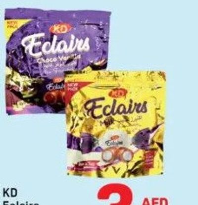 KD Eclairs Assorted 1x550gm