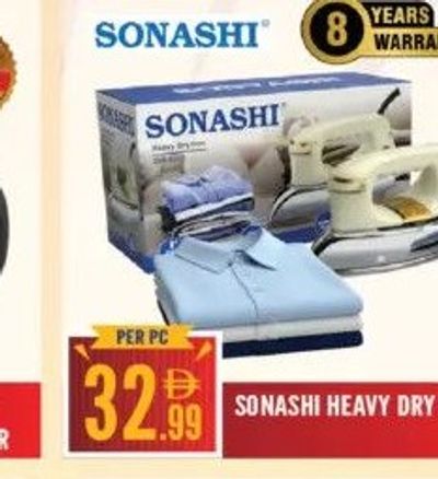 SONASHI HEAVY DRY IRON