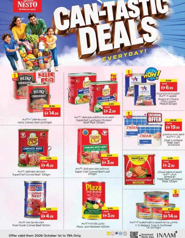 Can-Tastic Deals from Nesto until 11th October