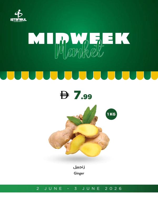 Fruits & Vegetables Offers from Istanbul Supermarket until 3rd June