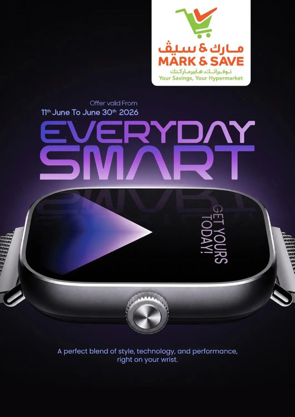 Everyday Smart from Mark & Save until 30th June