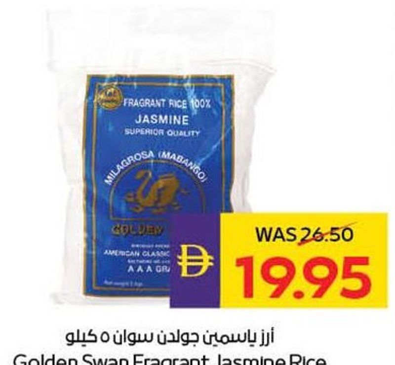 Golden Swan Fragrant Jasmine Rice 5kg