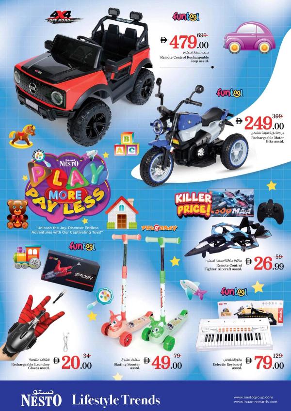 Play More & Pay Less from Nesto until 31st May