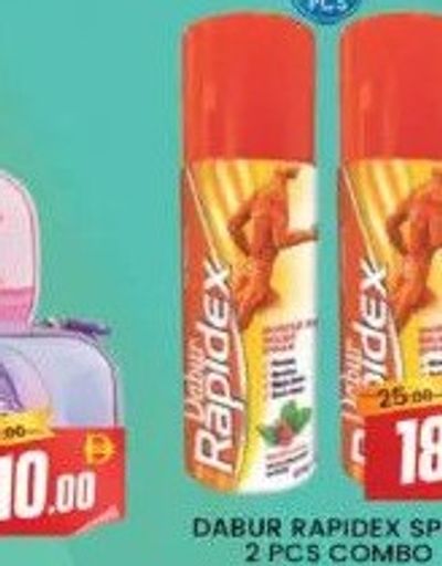 DABUR RAPIDEX SPRAY 2 PCS COMBO