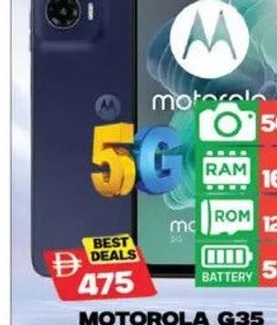 MOTOROLA G35 5G 16GB RAM 128GB ROM 5000 Battery