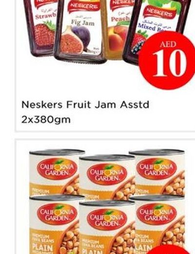 Neskers Fruit Jam Asstd 2x380gm